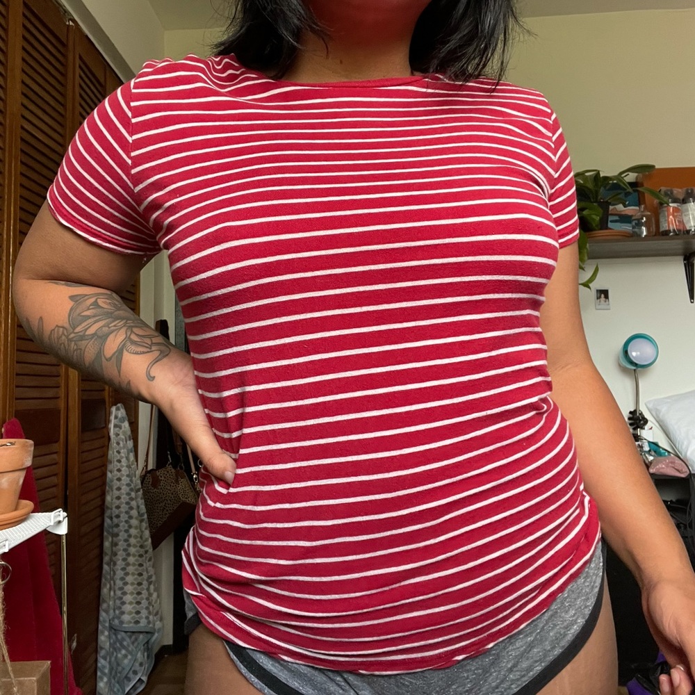 brandy melville stripped top